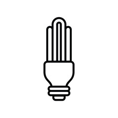 Led lights icon isolate white background vector stock illustration