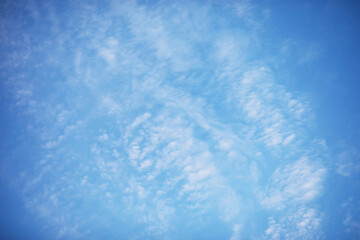 Sky landscape with clouds in pastel colors