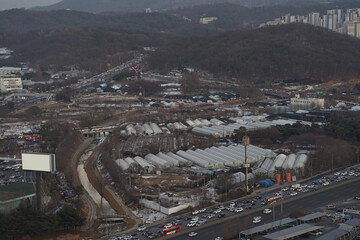 Landscape of Seocho-gu, Seoul, Korea