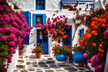 Fototapeta na wymiar traditional greek house