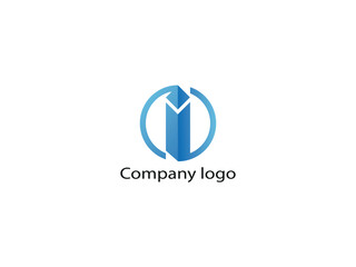 i letter logo