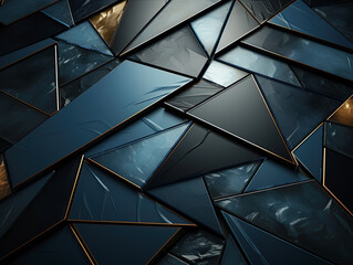 Premium blue abstract background concept and luxury geometric dark shapes are integrated into this cool art wallpaper design, exclusively tailored for it.