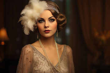 Flapper Era Splendor: 1920s Glamour