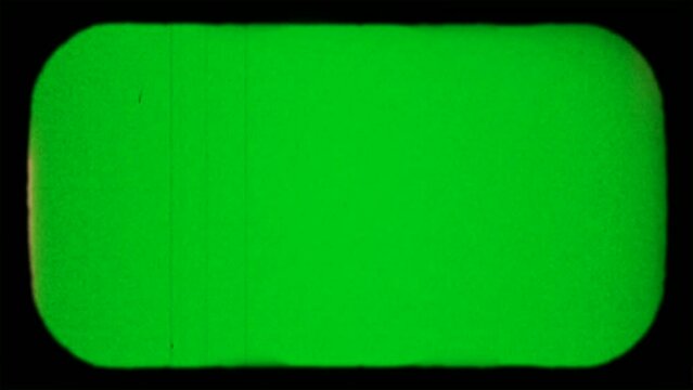 Old cinematic film frame effect on Green Screen