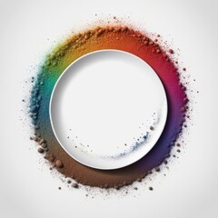 abstract sand circle background