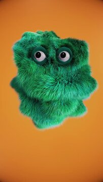 Green Fuzzy Friend