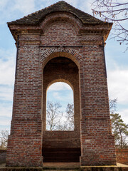 wall and window with sky