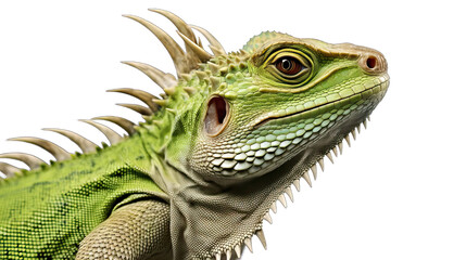 Fototapeta premium Basilisk isolated on a transparent background.