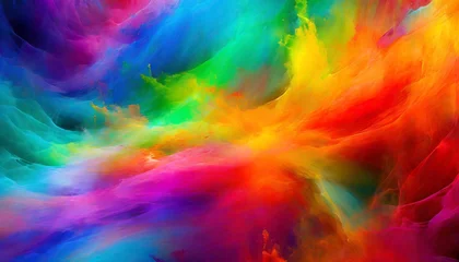 Afwasbaar Fotobehang Mix van kleuren abstract colorful background