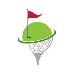 Golf Logo Template vector illustration icon design