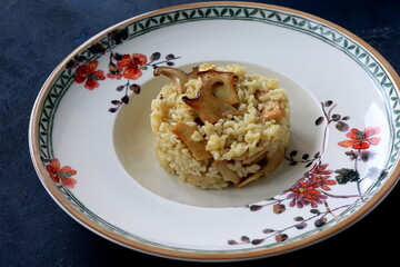risotto with porcini mushrooms
