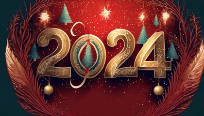 2024 Happy New Year Design