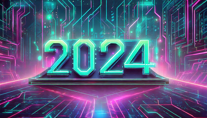 2024 Happy New Year Design
