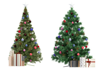 christmas tree with gifts