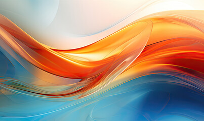 Vibrant abstract background with wavy lines in hues.