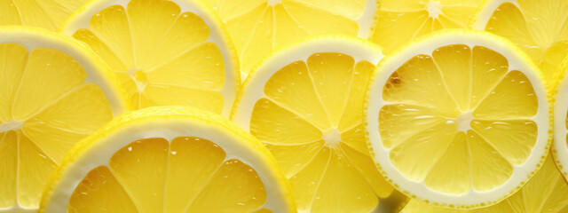 Macro shot of lemon .