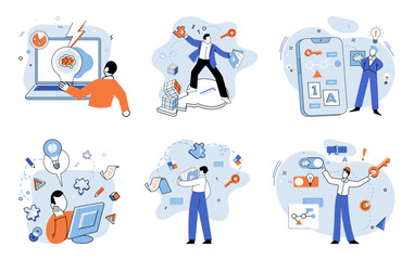 Startup idea. Vector illustration. A startup ideas like seed planted in fertile soil innovation and creativity It holds potential to grow into flourishing venture, driven by passion and determination