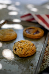 aesthetic traditional american cookie with different flavours with background carefully placed for picture