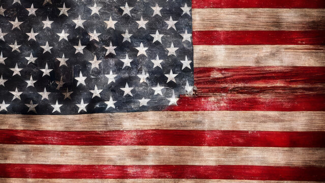 American Flag Texture Background: Patriotic Symbolism