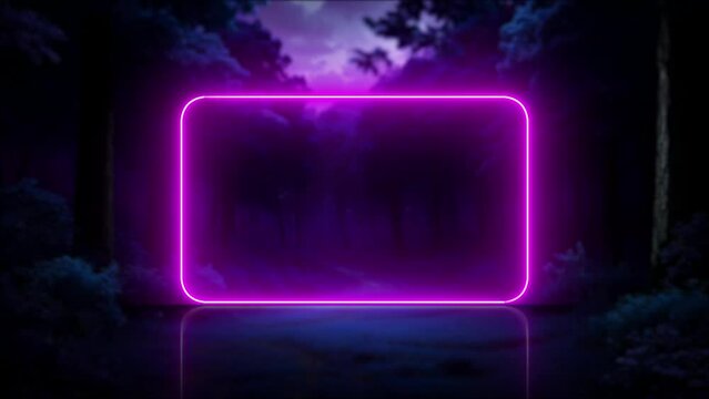 Purple animated neon lite background