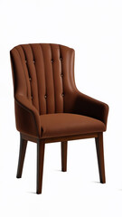 Armchair Isolated on Solid Background: Elegant Furniture Design