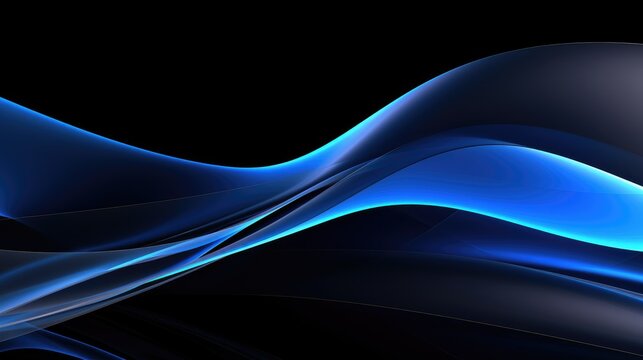 Blue waves abstract background texture. Print, painting, design, fashion. - Powered by Adobe