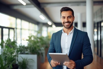 A Professional Businessman Using Technology to Stay Ahead