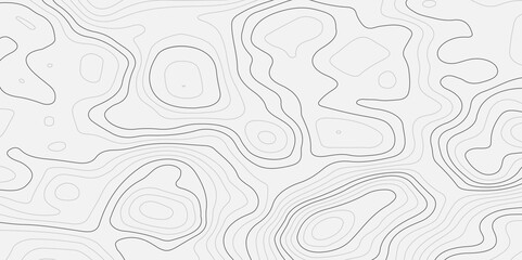 Topographic line contour map background. Abstract wavy topographic map and curved lines background. Abstract geographic wave grid line map.