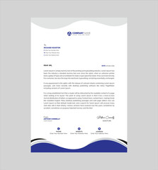 Modern business and corporate letterhead template