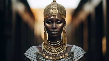 Portrait of an african queen