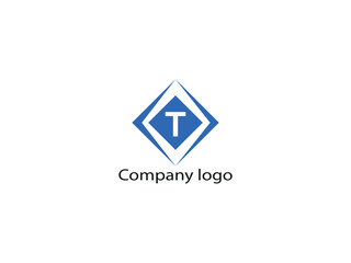 t letter logo