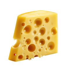 cheese isolated on white