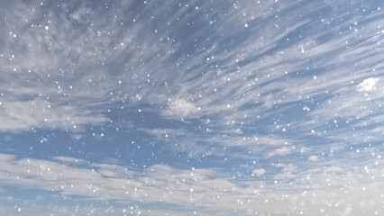 Obraz premium nice scurry on clouds on sky backdrop - photo of nature