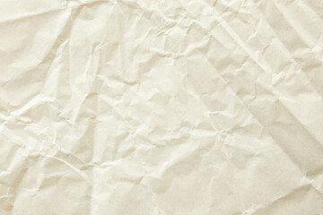 Abstract old white crumpled and creased recycle paper texture background