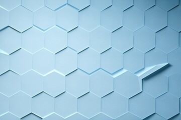 Blue hexagon background. Hexagon pattern