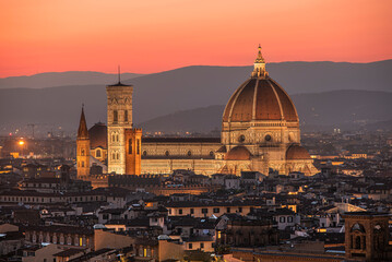 Fototapeta na wymiar Florance catedral view 