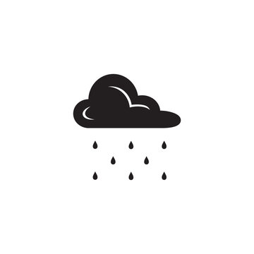 light rain icon symbol sign vector