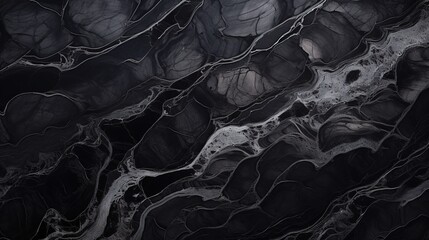Abstract black marble background - obrazy, fototapety, plakaty