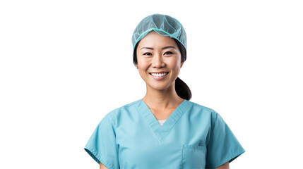 Portrait of a young Asian female nurse