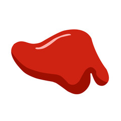 illustration of dripping tomato sauce