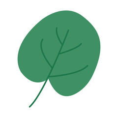green leaves vector cartoon 