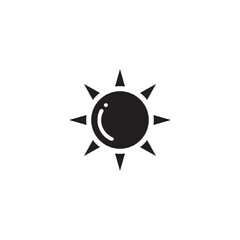 sun icon symbol sign vector