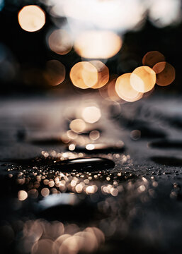 Flares in the street