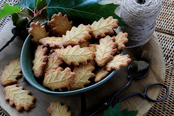 homemade vanilla cookies - cozy snack