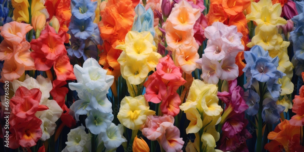 Aufkleber a beautiful arrangement of flowers displayed in a vase. perfect for adding a touch of nature to any 