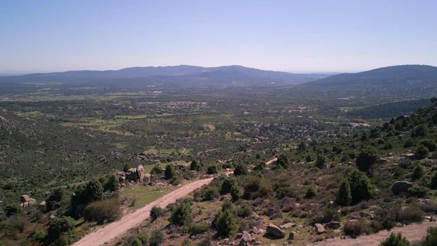 Navacerrada Mountains Near Madrid in Spain