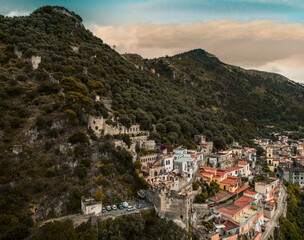 Fototapeta premium sarno castle italy 