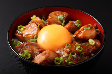 鶏ササミの照り焼き丼