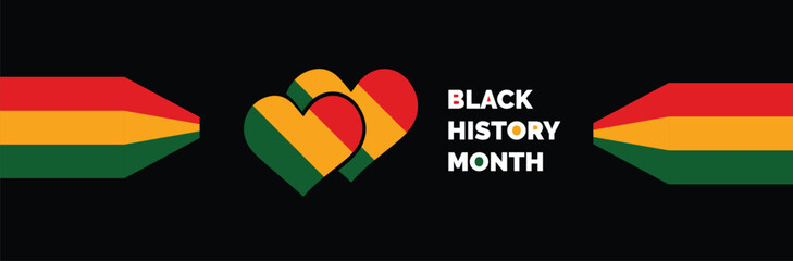 Black History Month African American history celebration vector illustration, Poster, card, banner, background. Vector illustration