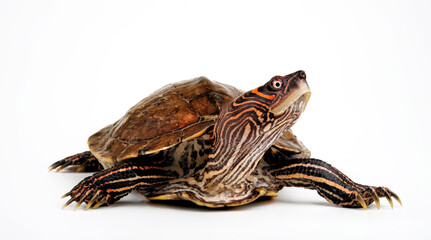 Fototapeta premium Mississippi map turtle // Mississippi-Höckerschildkröte (Graptemys pseudogeographica kohnii)